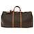 Louis Vuitton Keepall 60 Brown Cloth  ref.712238