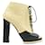 Boots Chanel 38 Cuir Beige  ref.712390