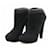 *JIMMY CHOO Short Boots High Cut Leather Suede Leather Women's Black  ref.712507