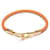 Hermès Bracelet Jumbo Hook orange Cuir Veau façon poulain  ref.712888