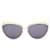 dior Dior Songe Rubber Twist Gafas de sol plata Metal  ref.712994