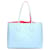 bolsa de couro grande mcm com bolsa azul Bezerro-como bezerro  ref.713001