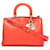 dior Diorissimo Tote Bag orange Leather Pony-style calfskin  ref.713022