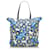Prada Tessuto Stampato bolso tote floral azul Nylon  ref.713301