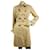 Michael Kors Beige lined Breasted Belted Classic Trench Jacket Coat size XS Cotton  ref.713353