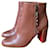 Christian Louboutin ankle boots Marrone Caramello Pelle  ref.713577