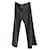 CHANEL Pantalone grigio a zampa in lana cashmere T36 FR ottime condizioni Grigio antracite Cachemire  ref.713794