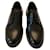 Brunello Cucinelli Black brushed leather derbies  ref.714052