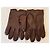 Hermès Guantes de piel de cordero marrón Castaño - vista 3