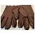 Hermès Guantes de piel de cordero marrón Castaño - vista 8