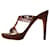 Casadei Talons Cuir vernis Marron  ref.714143