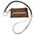 Pochette Balenciaga in pelle marrone