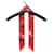 Hermès twilly Red Silk  ref.714871