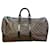 Louis Vuitton Keepall Waterproof Brown Black Cloth  ref.715062