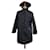 Burberry Giant Check Duffle Coat Black Cotton  ref.715306
