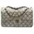 Timeless Chanel Handbags White Eggshell Leather  ref.715326