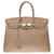 Splendid Hermès Birkin handbag 35 cm in leather Taurillon Clémence Argile Beige  ref.715412