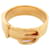 Hermès HERMES SCARF RING BELT BUCKLE IN GOLD METAL GOLDEN SCARF RING  ref.715477