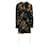 Mini abito in seta Magda Butrym Heidi Klum 36 Piccolo s Nero D'oro Giallo  ref.715512