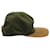 Cappello da baseball bicolore Fendi in tela di cotone verde militare  ref.715750