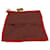 Foulard da taschino con stampa monogramma Gucci in seta rossa  ref.715851
