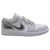 Autre Marque Nike Air Jordan 1 Low SE "Tear Away"  Sneakers in Silver Leather Silvery  ref.715894