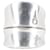 Gucci Bamboo Wide Band Ring in Silver Metal Silvery Metallic  ref.715944