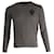 Jersey de cuello redondo Gucci en lana gris oscuro  ref.715985
