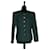 Yves Saint Laurent Chaquetas Verde Tweed  ref.716167