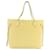 Louis Vuitton Neverfull MM Amarelo Couro  ref.716781