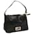 FENDI Mamma Baguette Shoulder Bag Leather Black Auth bs2909  ref.716867