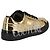 Sneakers basse Versace Jeans Couture metallizzate - vista 2