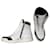 Balmain Hi-top sneakers in white leather  ref.717999