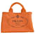 Prada Canapa Toile Orange  ref.718274