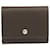 Louis Vuitton Porte monnaie serguei Brown Leather  ref.718277