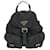 Prada Kleiner Rucksack aus schwarzem Nylon  ref.718571