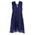 Sandro robe Navy blue Polyester  ref.719013