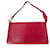 Red Leather Louis Vuitton Pochette Accessoires  ref.719029