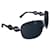 Gucci-Sonnenbrille aus schwarzem Acetat  ref.719063