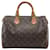 Brown Coated Canvas Louis Vuitton Speedy Cloth  ref.719115