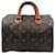 Brown Coated Canvas Louis Vuitton Speedy 25 Cloth  ref.719168