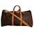 Brown Coated Canvas Louis Vuitton Keepall Bandouliere 60 Cloth  ref.719188