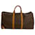 Bandouliere Keepall de lona revestida marrón de Louis Vuitton 55 Castaño Lienzo  ref.719197