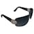 Óculos de sol Gucci de plástico marrom Preto Acetato  ref.719262
