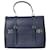 Prada AW14 Cartable doublé Saffiano Baltico Bag Cuir Bleu  ref.719464