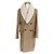 Loewe Beige wool coat with shearling