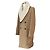 Loewe Beige wool coat with shearling - view 5
