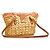 Chanel Brown Mademoiselle Lock Strohtasche Braun Beige - Ansicht 2