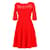Claudie Pierlot robe Red Nylon  ref.720860