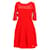 Claudie Pierlot robe Red Nylon  ref.720861
